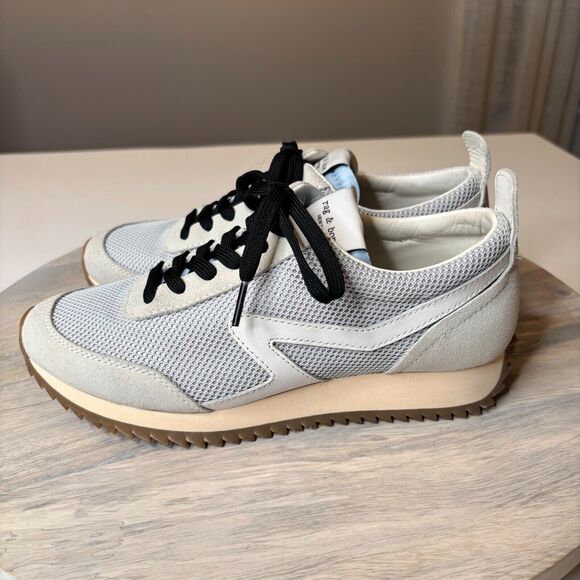 Rag & Bone Women's Euro Moonstone Retro Runner Sneakers US Size 6 EU Size 36.5 - Picture 3 of 11